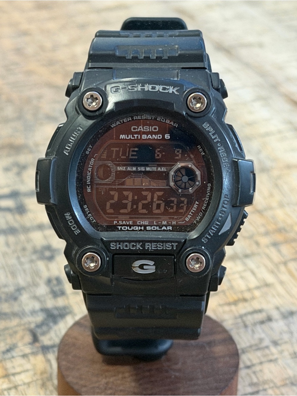 Casio G-Shock GW-7900B-1 Solar Atomic G-Rescue (Blackout Edition)